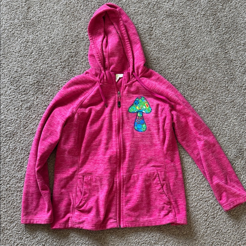 Upcycled Grateful Dead Zip Up Hoodie - Picture 4 of 5